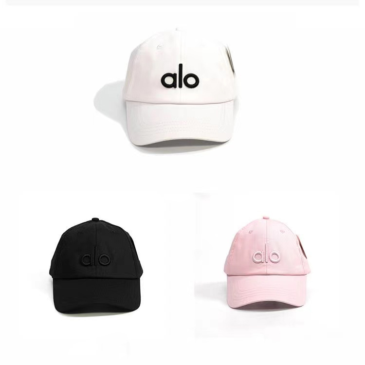 

Designer Cap Luxury Alo Sports Ball Ladies Yoga Fashion Casquette Solid Color Fitted Hat Very Good, Pink