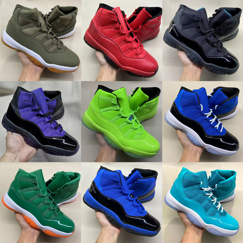 

Jumpman 11 Basketball Shoes Men Women 11s Cherry All Black Cool Grey 25th Anniversary 72-10 Low Bred Legend Blue Space Jam Platinum Tint men Sports Sneakers Trainers, As shown 18