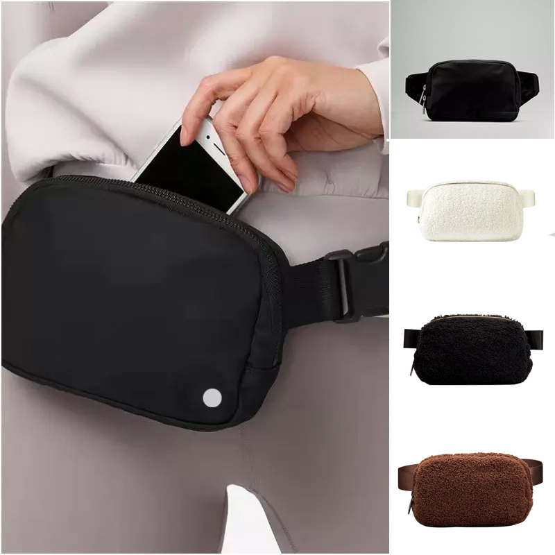 Women Sports Waterproof Waist Bags Yoga Storage Large Capacity Men's And Women's Fitness running Crossbody suede new Lulu Everywhere Be