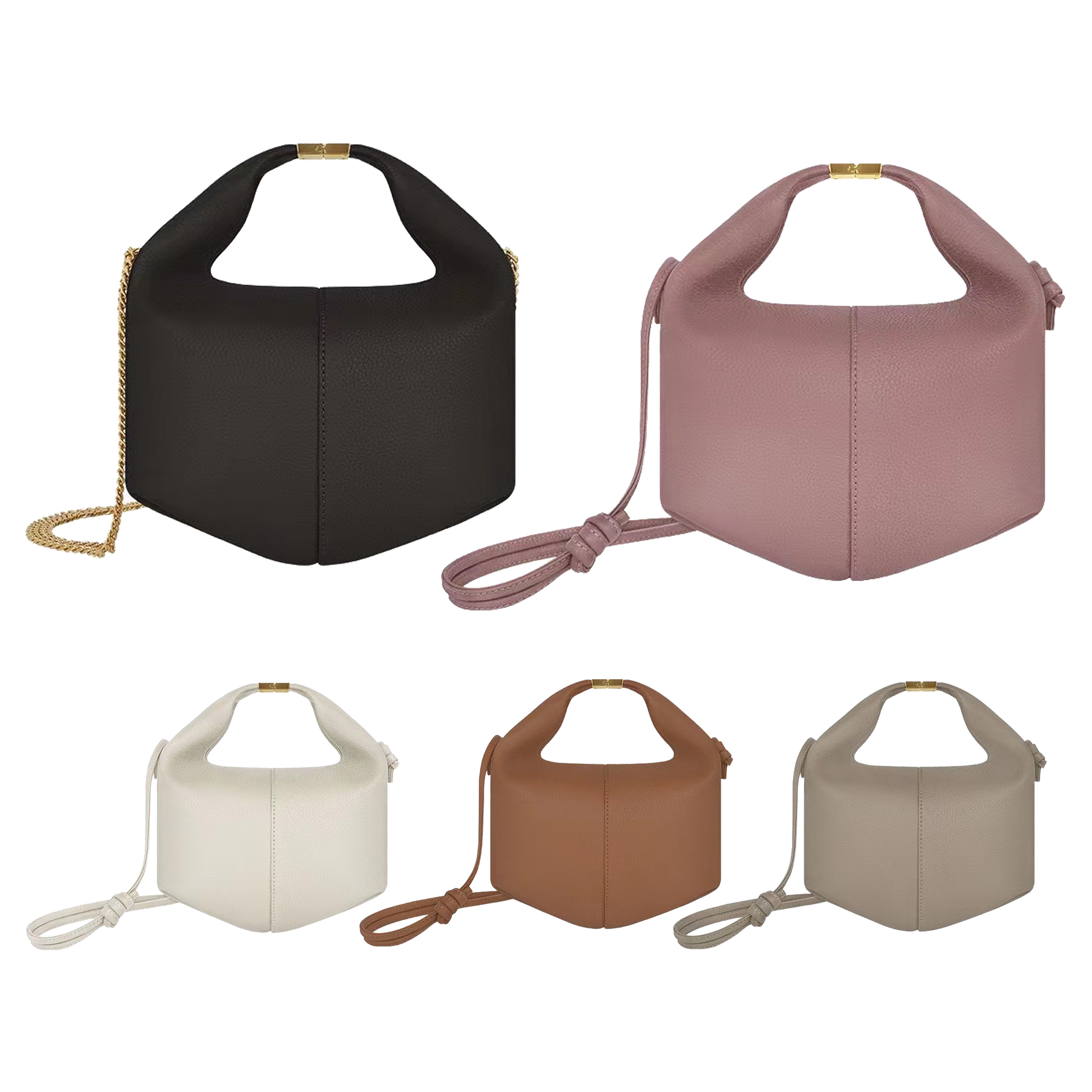 

polene Beri sac cyme Totes bag hobo Luxury Designer Womens Casual handbag Shoulder clutch crossbody bags Genuine leather pochette black purses mini cloud chain Bag, Purple