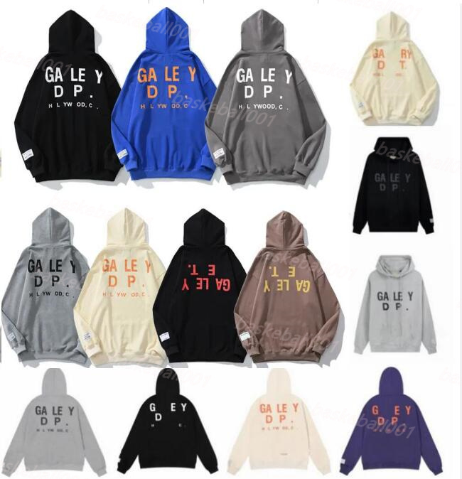 

Men's Hoodies Sweatshirts Hoodie Designer Galleryes depts Gary Painted Graffiti Used Letters Printed Loose Casual Fashion Mens And Womens Hoody, A1111