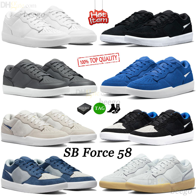 

Sb Force 58 Running Shoes Casual Shoes Mens Womens Shoe Triple White Black Hyper Royal Dark Grey Men Trainers Sports Sneakers, #1