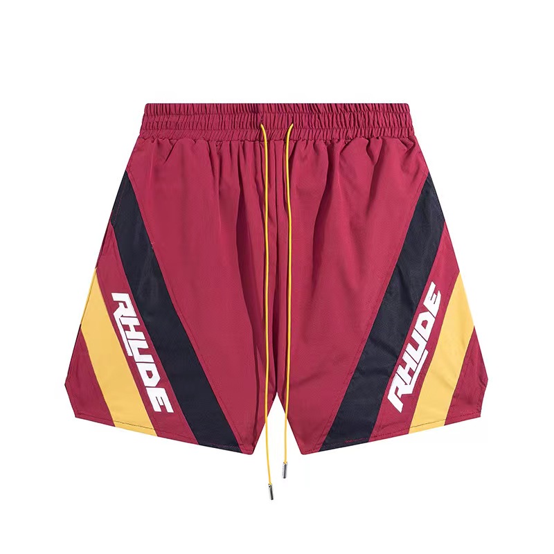 

Rhude Designer Shorts Mens Fashion Beach Trousers Sports Fitness Luxury High Quality Shorts Casual Versatile Quick Drying0EC0, 1-1