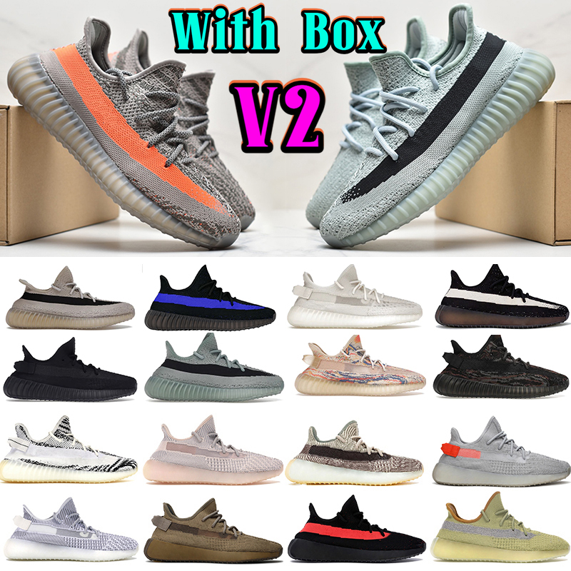 

Men Running Shoes Slate Salt women Trainers static reflective dazzling blue Designer V2 Bred zebra Bone Beluga west core black red Sand Taupe mens sports sneakers, #44- blue tint