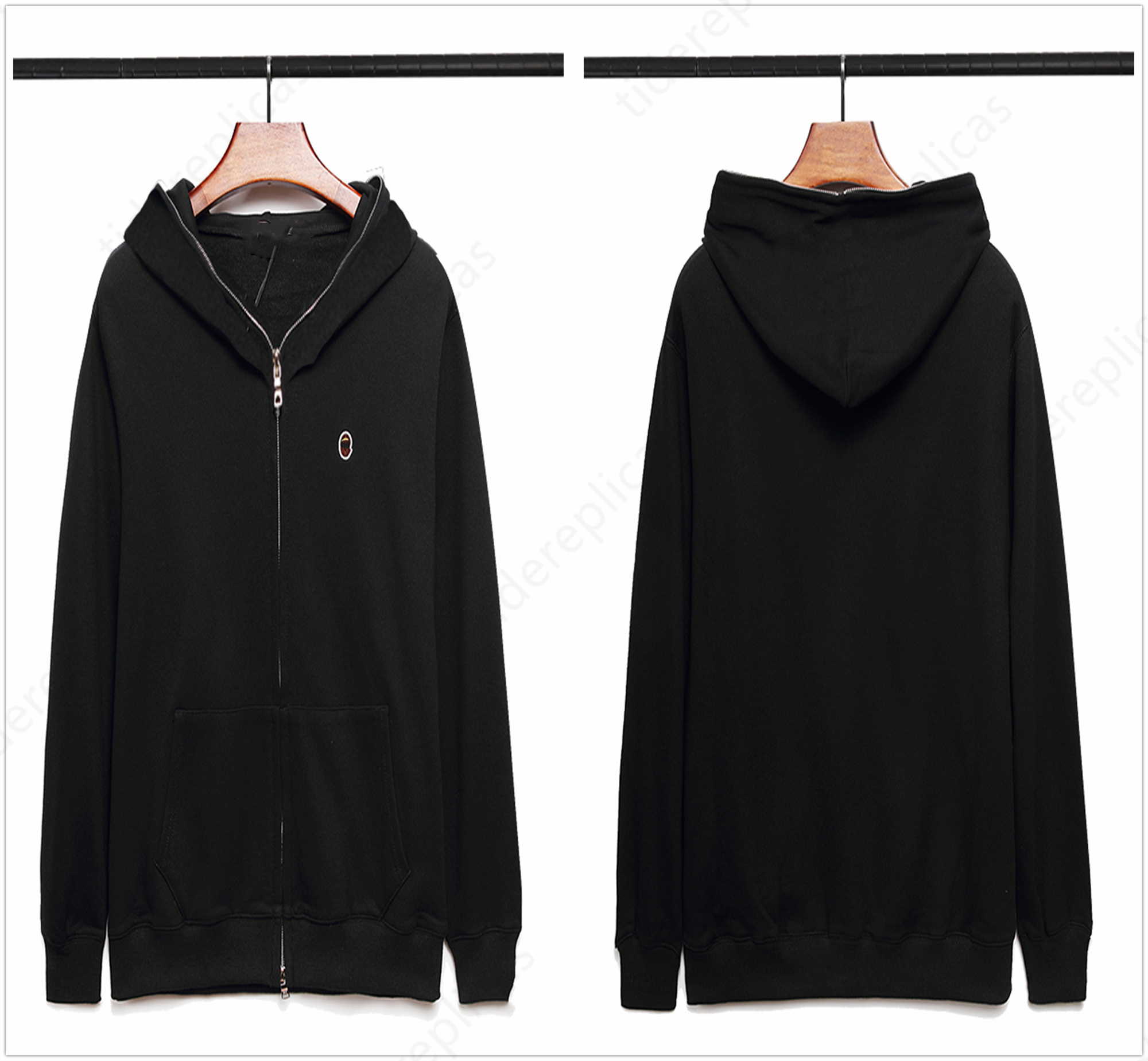 

hoodies men hoodie designer Zip up shark Reflective women sweatshirts sweaters hoody oversized Color Camo Wide full zip double cap embroidery hoodys 8CB7, Style no.15