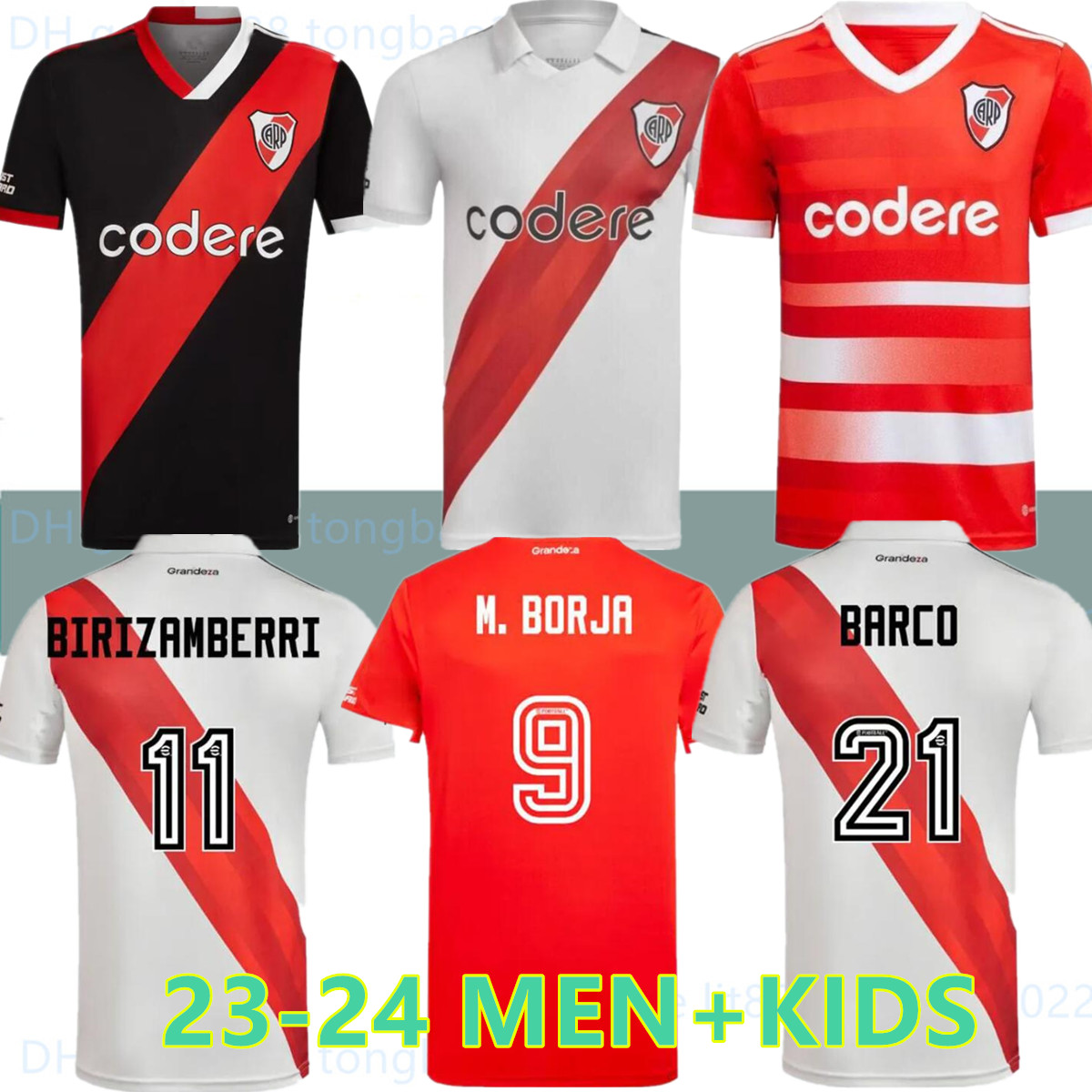 

2023 2024 River Plate soccer jerseys third home away 23 24 Camiseta de futbol goalkeeper DE LA CRUZ QUINTERO BORRE PRATTO football shirts kids kit Fans Player version, 22-23 home