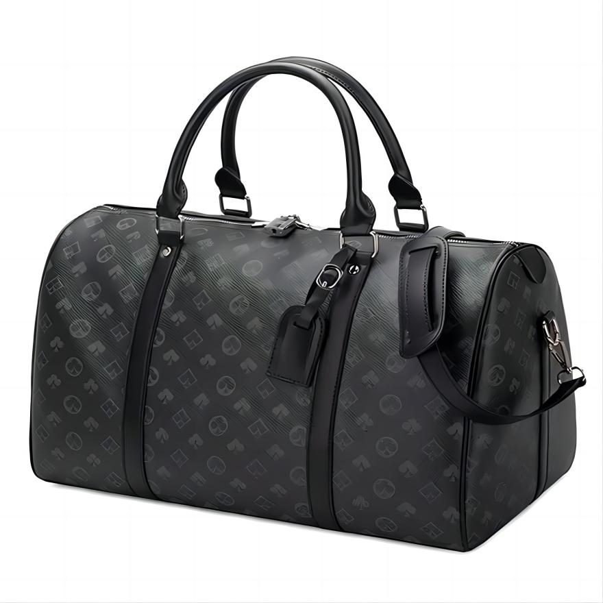 2023 Fashion Men Women Travel Duffle Design Bags Luxury Brand Designer Luggage Handbags with Lock Large Capacity Sport Bag Size 54CM-image-862484811