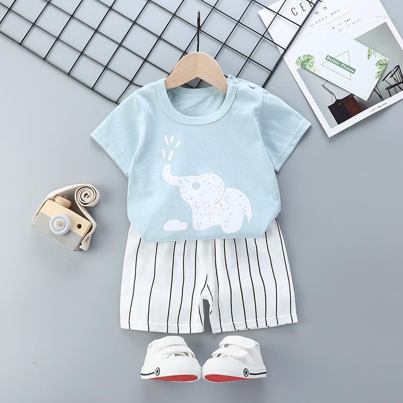 

Clothing Sets Kids Baby Children's Infant Girls Cotton Clothes Short Sleeve Suit T-Shirt Shorts Toddler Girl Spring, Fluorescent yellow