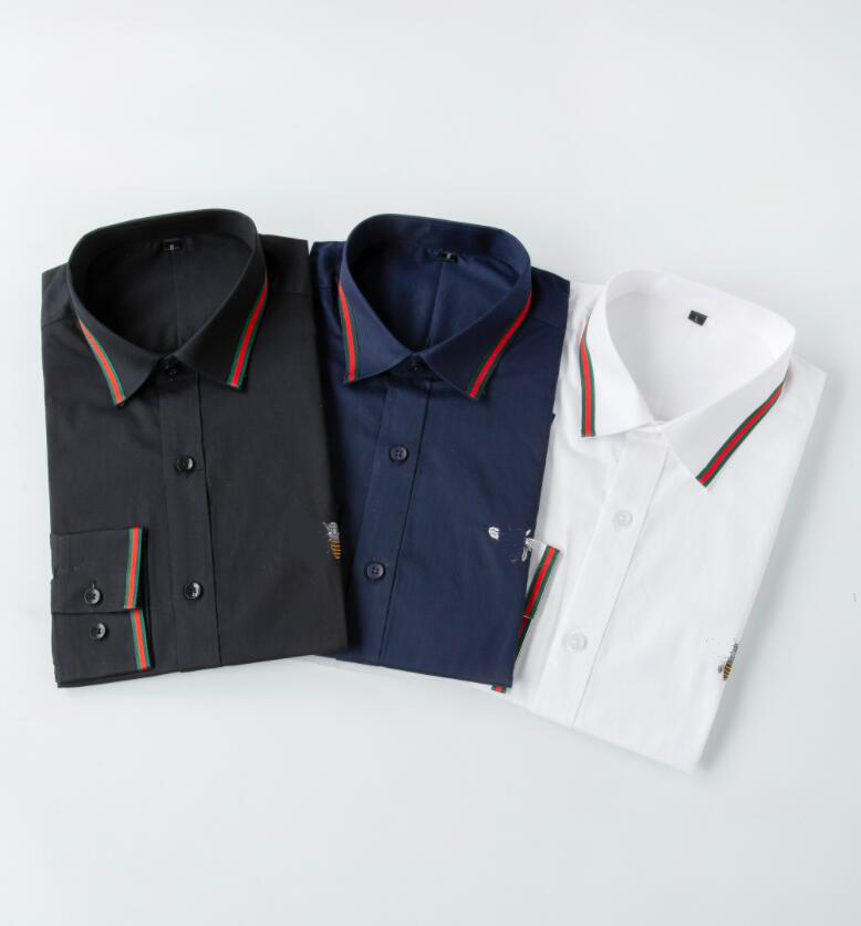 

2023 Brand Men's Business Plaid Casual shirt mens long sleeve striped slim fit camisa masculina social male shirts new fashion shirt M-4XL, Customize