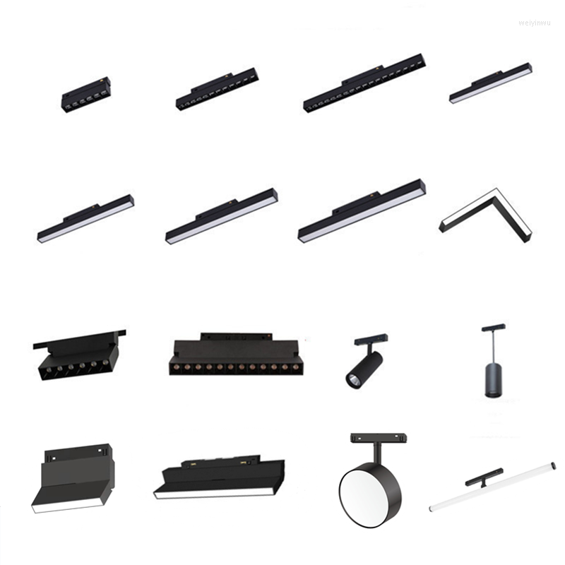 

Ceiling Lights Magnetic Suction Track Light Embedded Household Commercial Living Room Grille Led Spot Indoor Lighting