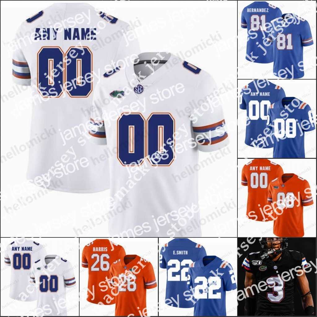 

Football Jerseys Custom Florida Gators College Football MEN WOMEN YOUTH Jersey Trask Kyle Pitts Tim Tebow Emmitt Smith Mohamoud Diabate Customized jerseys, White