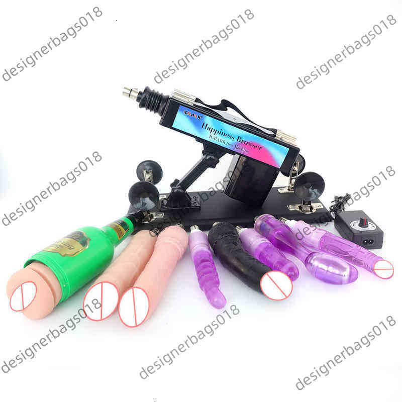 toys Massagers sex Machine Female Masturbation Pumping Gun with Dildos Attachments Automatic Toys for Women Vagina Anal Plug Vibrator1-image-773495094
