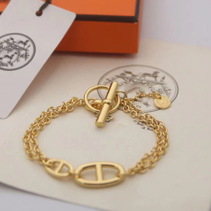 

Donia lluxury bangle exaggerated pig nose titanium steel micro-inlaid zircon European and American fashion designer bracelet with frame