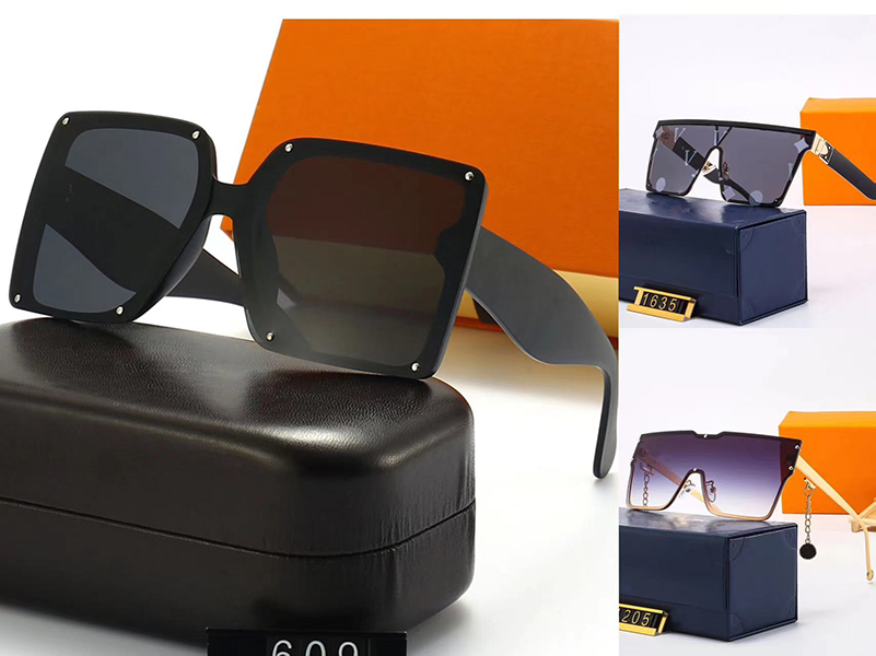 

2023 Top luxury sunglasses lens designer womens Mens Goggle senior Eyewear For Women eyeglasses frame Vintage Metal Sun Glasses With Box