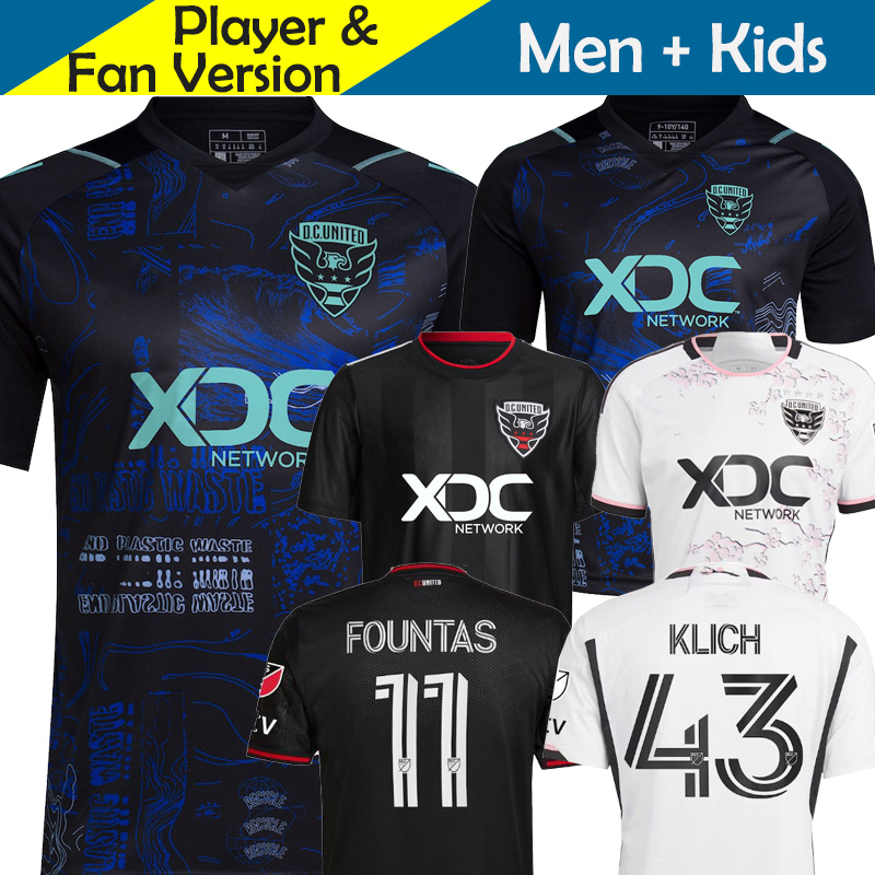 

D.C. UnITedS soccer jerseys Kids Kit 2023 2024 Football Shirt 23 24 MLS Planet Earth special Home Away Training Player Version Goalkeeper Set BRIEN FOUNTAS BENTEKE RUAN, Planet earth special 1