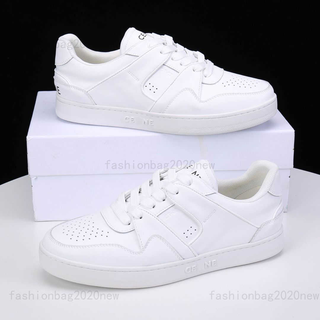 

Designer Luxury Celins Sneaker Classic Color Matching Simple Casual Low Platform Shoes Mens Womens Outdoor Run Zapatos Baskeball Shoe white