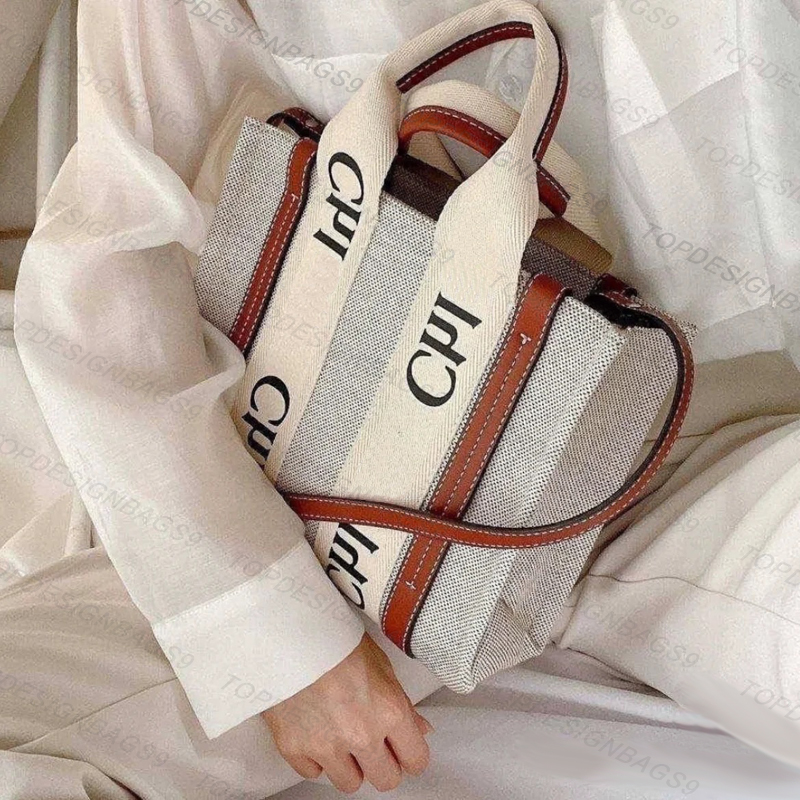 

Fashion Designer Tote Bag For Women Shoulder Bags Woody Luxury Handbags Underarm Crossbody Bags Chl Canvas Shopping Totes Bags, No.3