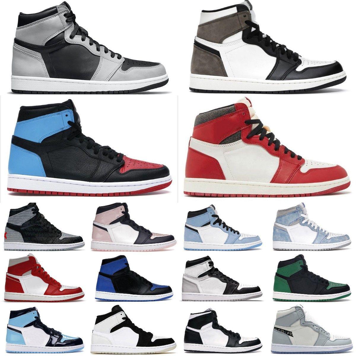 

Bicycle shoes Bicycle shoes Mens 1 high OG 1s Jumpman basketball shoes Patent Gold Toe Chicago Lost Found Dark Mocha Court Purple Shadow 2.0, 1014