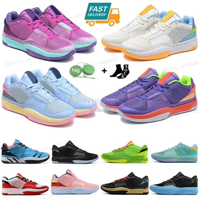 

Bicycle shoes basketball shoe Ja 1 Day 1 Ja Morant first signature Sneakers Men Women Boys Girs For Sale Grinch Dark Grey Pure Platinum Brig, 12