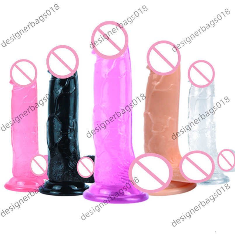 Sex toys Toys Custom Massager Wholesale Bulk Big Soft Crystal Cock Penis Female Anal Huge Realistic Jelly Silicone Women Dildos