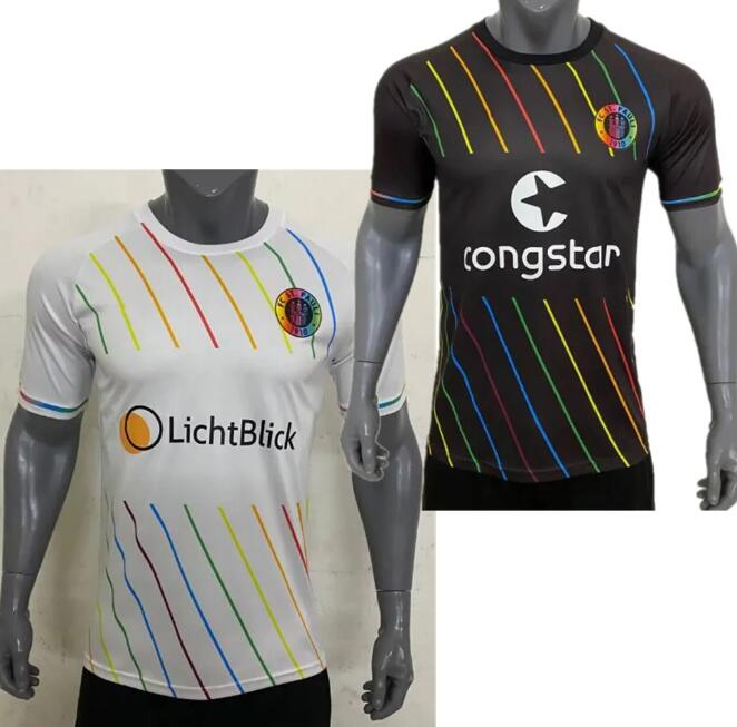 

2023 24 New Men Tracksuits FC St. Pauli Home Shirt Fan Custom T-Shirt