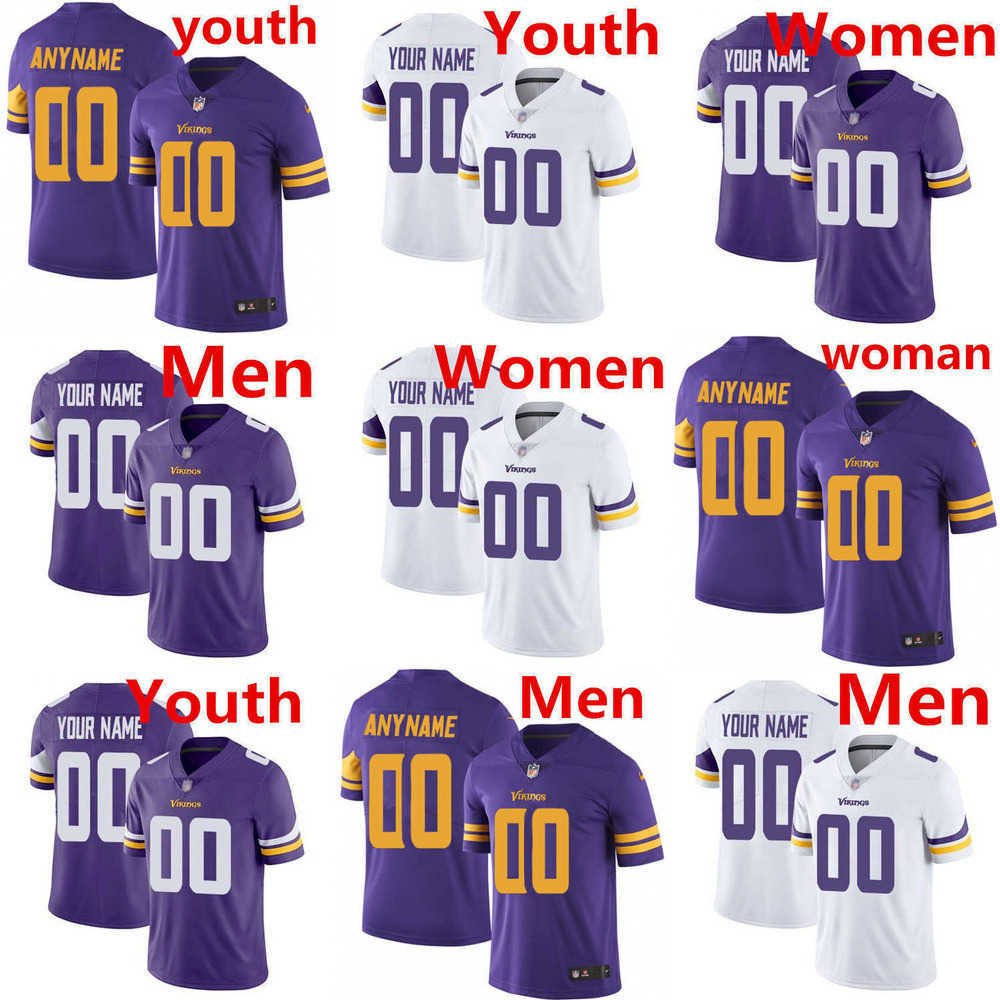 

Football Jerseys Men women youth Minnesota''Vikings''Jersey 16 Lewis Cine 19 Adam Thielen 8 Kirk Cousins 18 Justin Jefferson 33 Dalvin Cook, Color
