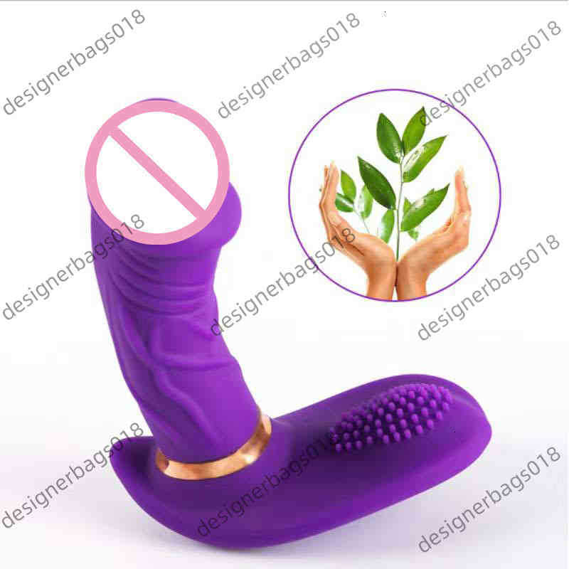 Simulation Vibrator Massager Sex Toys Penis Wireless Remote Control Masturbation Flirting Vibration Female Adult Toy