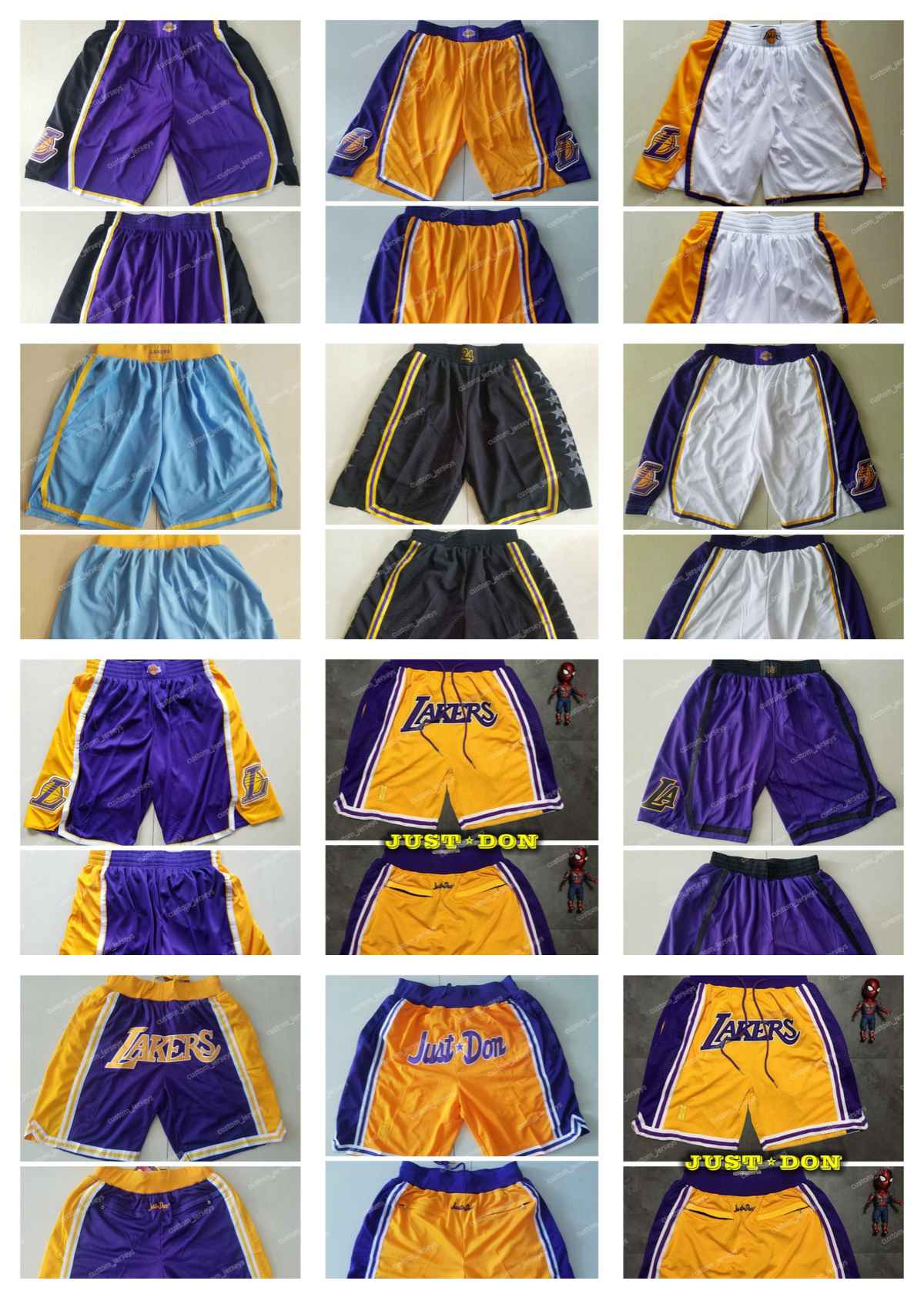 

Los Angeles''Lakers''Men Jersey 23 James 3 Davis 0 Kuzma 24 Basketball''NBA''Shorts Breathable Sweatpants Stitched Mesh Shorts, #8