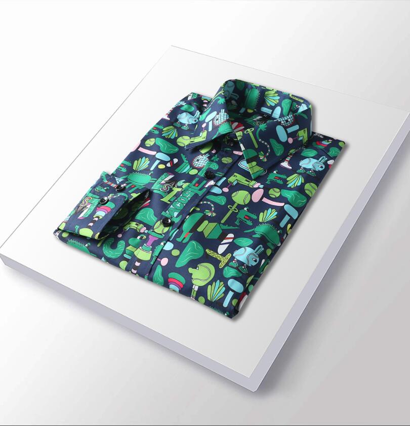 

Man Deluxe designer fashion trend men's shirt Korea repair short sleevebusiness social wear party club M-4XL, Customize