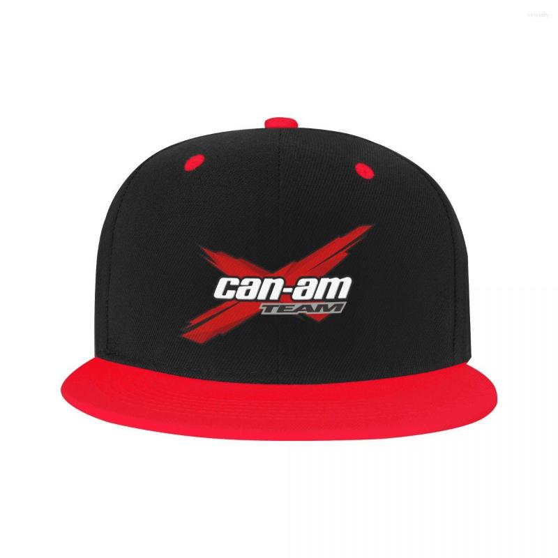 

Ball Caps Personalized Can-Am Baseball Cap For Men Women BRP Motorcycle Flat Snapback Hip Hop Hat Sports, Pink