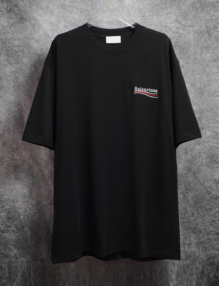 

Men's Plus Tees & Polos Round neck embroidered and printed polar style summer wear with street pure cotton n2erf