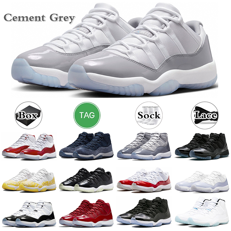 

Cherry 11s Basketball Shoes Yellow Snakeskin 11 Midnight Navy Cement Grey Cap And Gown Gamma Blue Pure Violet DMP Jubilee mens trainers women sneakers sports, #25