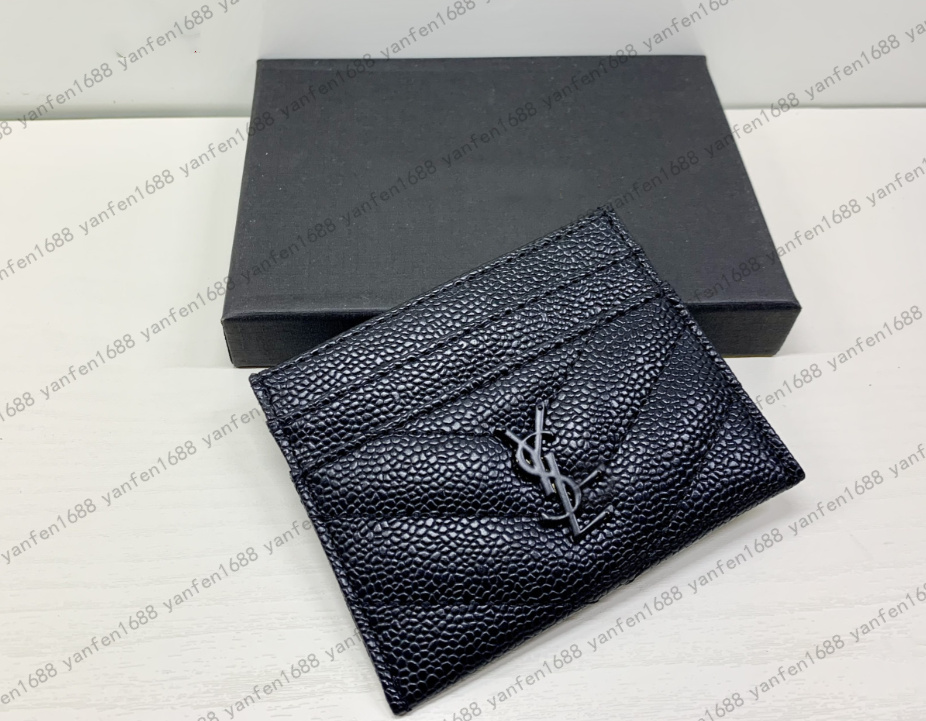 

New YSLitys bag billfold Holders High quality classic alphabet Plaid pattern women mini wallet men pures louiseity Purse viutonity Crossbody bag, White grid