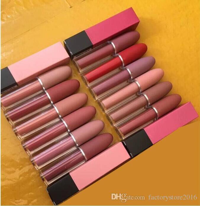 Beauty Makeup Matte Lip Gloss 12 colors Makeup Luster Retro Lipstick Frost Sexy-image-924643295
