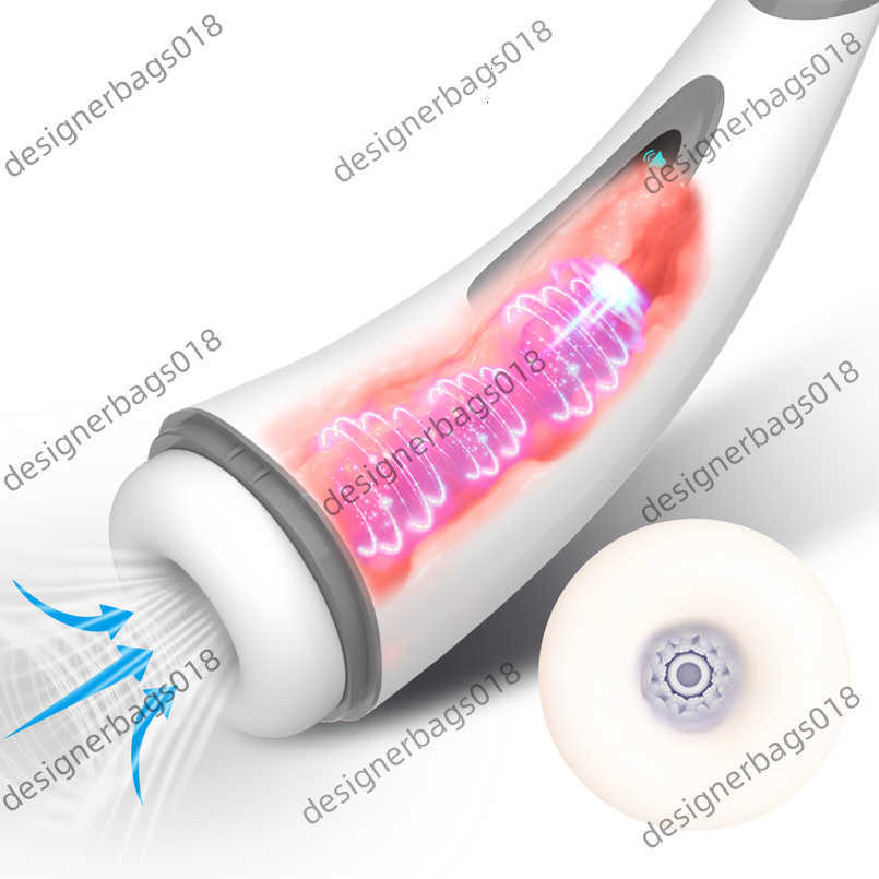 Male Sex toys Massager Automatic Masturbator Adjustable Modes Masturbation Cup Sucking Heating Vagina Devices Toys for Man-image-770916509