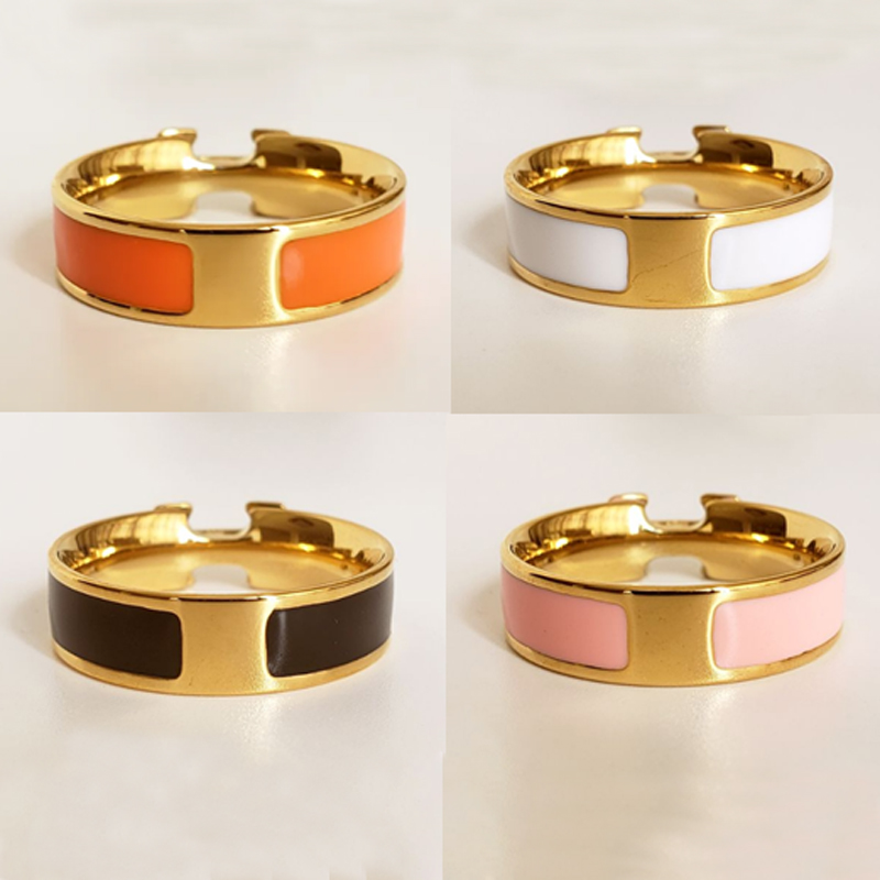 

titanium steel wedding lovers ring for women rose gold silver engagement rings men jewelry gifts fashion accessories
