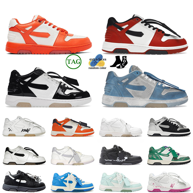 

Designer Offs White Casual Shoes Out Of Office For Walking Platform Sneakers Vintage Leather Outdoor Sports Luxury Wonems Mnes Trainers Loafers Skating With Box, 24 out of office red white