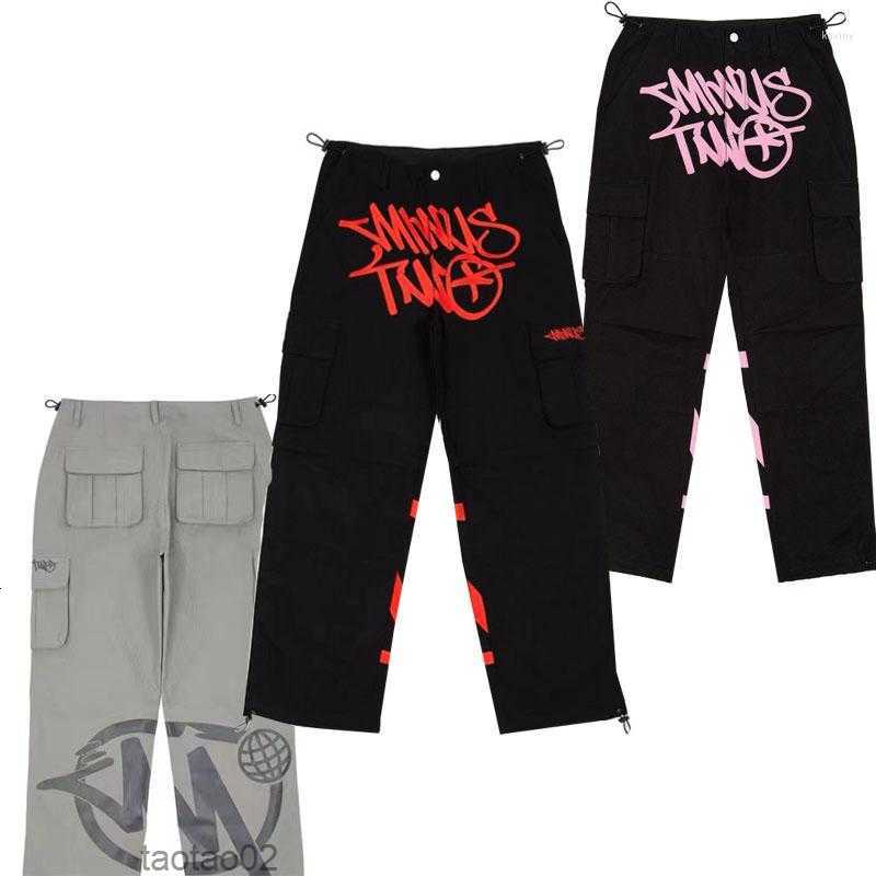 

Men' Pants Casual Baggy Streetwear Sport Gym Jeans Men Minus Two Cargo Y2k Clothing Pantalones Sweatpants Minustwoa9cw, Black grey