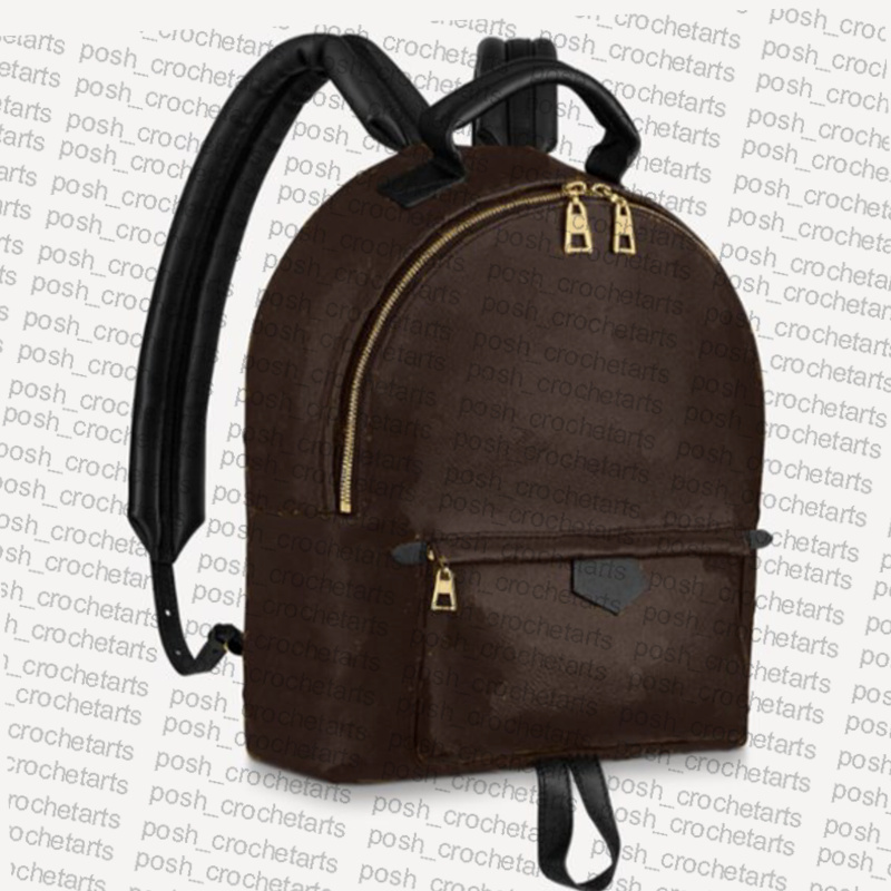 

Genuine Leather Trim Backpacks for Women's Backpack Style 3 Sizes, Pm-22x29x10cm