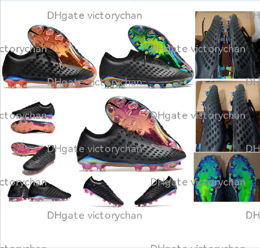 

Gift Bag Soccer Football Boots Hypervenom Phantom Ultra Venom FG Knit Limit Quality Shoes For Mens Outdoor Electroplate Training Leather Soccer Cleats US6.5-12