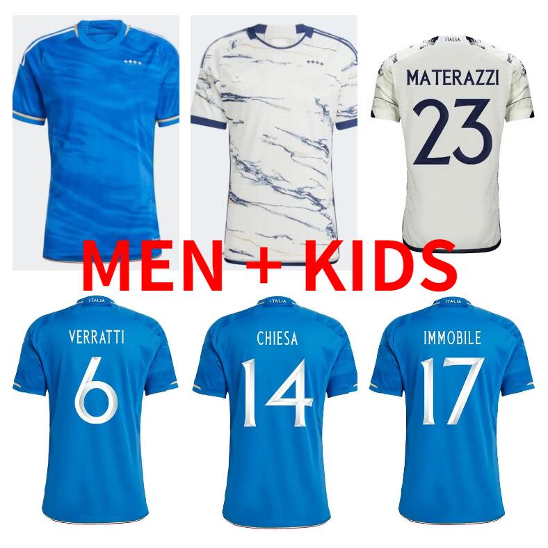 

2023 BONUCCI ITALYS soccer Jerseys italia 2024 23 24 JORGINHO INSIGNE VERRATTI men kids kit CHIESA BARELLA finals CHIELLINI Pellegrini Immobile FOOTBALL SHIRTS
