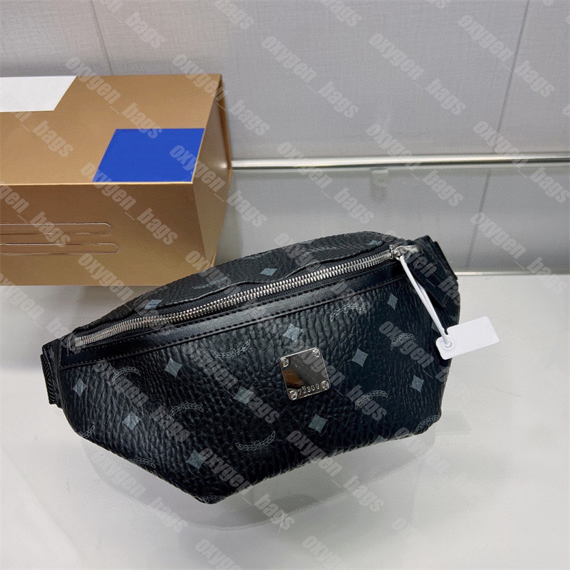 

M Belts Bum Bag Designer Mens Womens Fanny Packs Black And Orange Fannypacks Designers Waist Bag Man Bumbag Waist Chest Pack