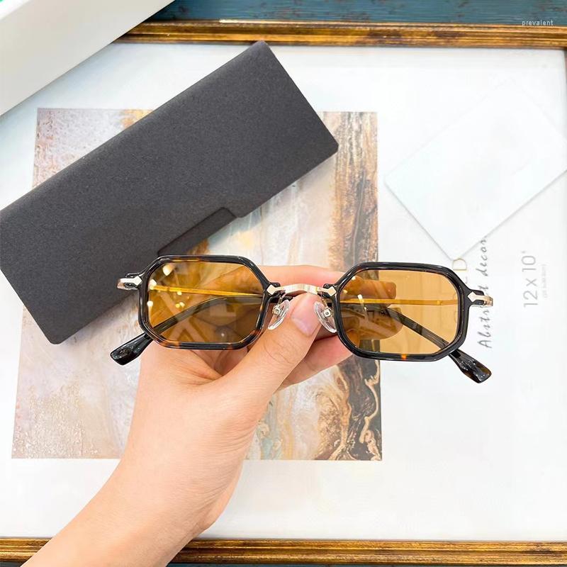 

Sunglasses Japanese Style 2023 Acetate Square Frames Men Lassical Eyeglasses Women Vintage Eyewear Designer Brand Retro 484