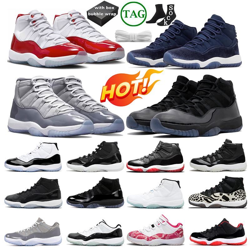 

Jumpman Retro 11 Men Basketball Shoes 11s Citrus 25th Anniversary Legend Blue Cap and Bred Low Top Women Mens Trainers Outdoor Sports Sneakers, Cool grey low