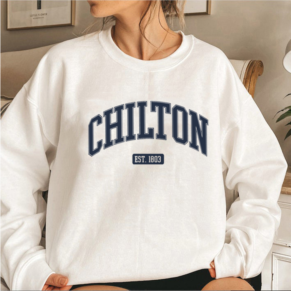 

Womens Hoodies Sweatshirts Chilton School Sweatshirt Gilmore Girls Inspired Women Graphic Hoodies Stars Hollow Fan Hoodie Casual Pullovers Tops 230201, Black