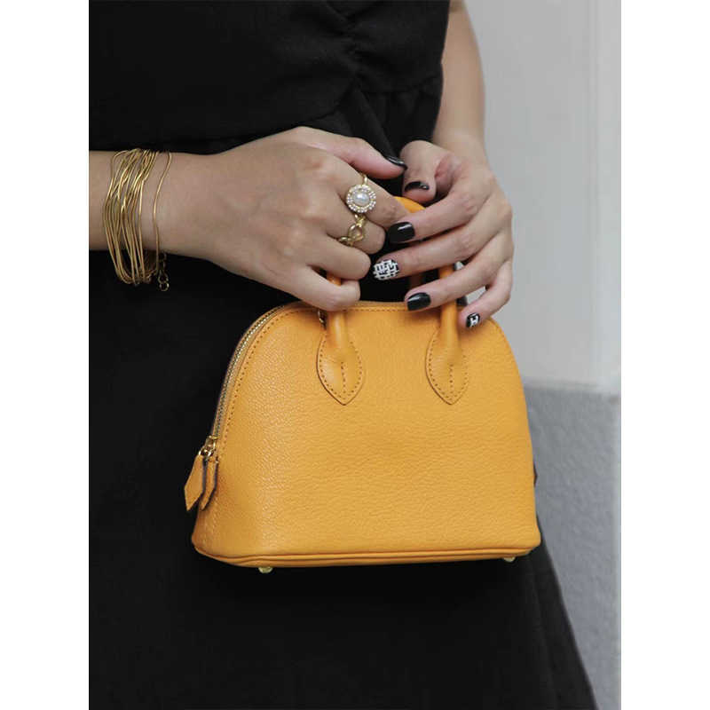 

Handbags Designer Her Bags Fashion Luxury Brand Hold Leather Bag Goat Skin Mini Bowling BagElegant Classic Tote Messenger Y5LW, Bolide mini white