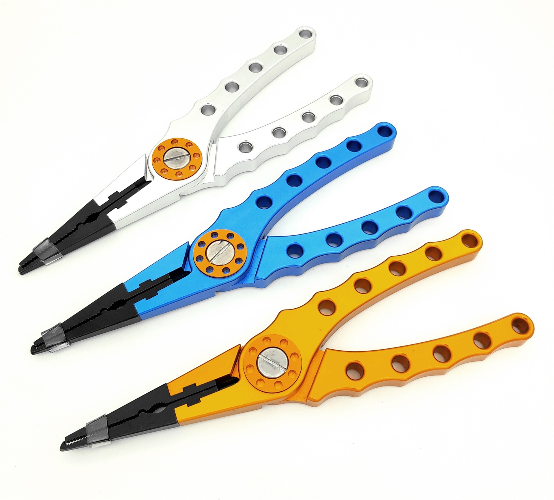 (Fishing Accessories Multifunctional Fishing Aluminum Alloy Luya Pliers Long Nose Tungsten Steel Shearing Piece Fishing Line Shearing Press Lead-image-838605455