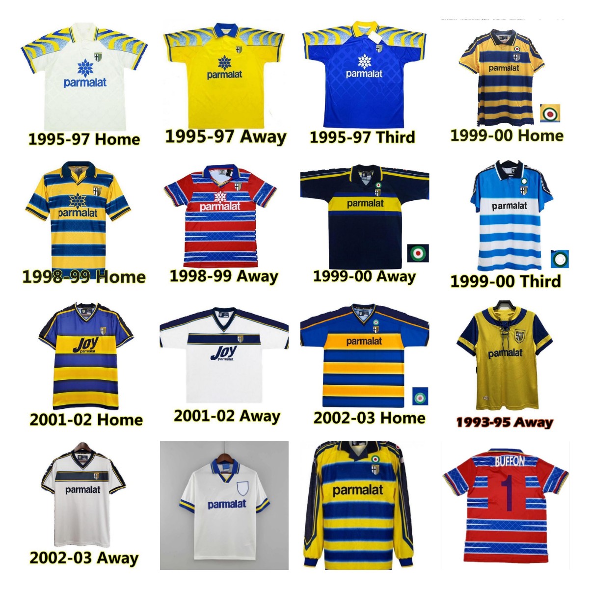 

Parma Retro soccer Jerseys Home FUSER BAGGIO CRESPO ORTEGA CANNAVARO Football shirt BUFFON THURAM 01 02 03 93 95 97 98 99 00 2001 2002 1998 1999 1995 1997 futbol camisa, 13