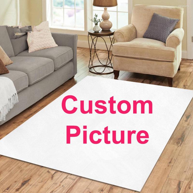 

Carpets Custom Carpet Rug Printed Rectangle Area Rugs For Adult Yoga Mats Living Room Decorative Drop Personalized Doormat