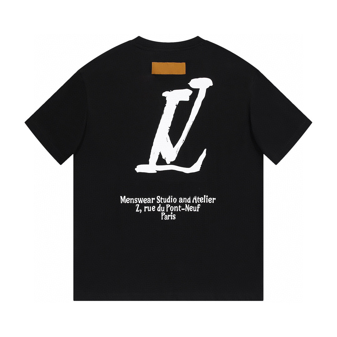 

2023 Tees Mens Designers T Shirt Man Womens tshirts With Letters Print Short Sleeves Summer Shirts Men Loose Tees Asian size -XXXL 430, Black
